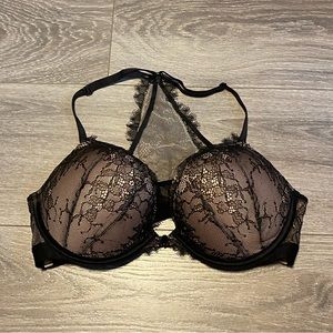 Victoria’s Secret 36B Racerback Black Bombshell Bra